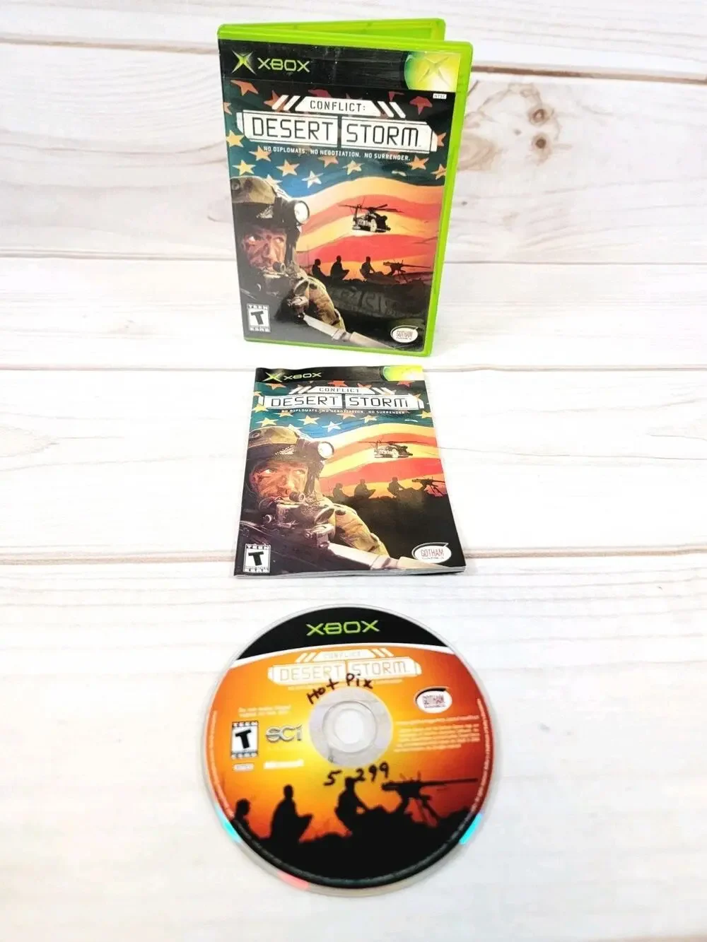 Conflict Desert Storm Platinum Original Xbox – Complete CIB